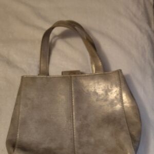 Cato Shimmering Silver Tote Bag